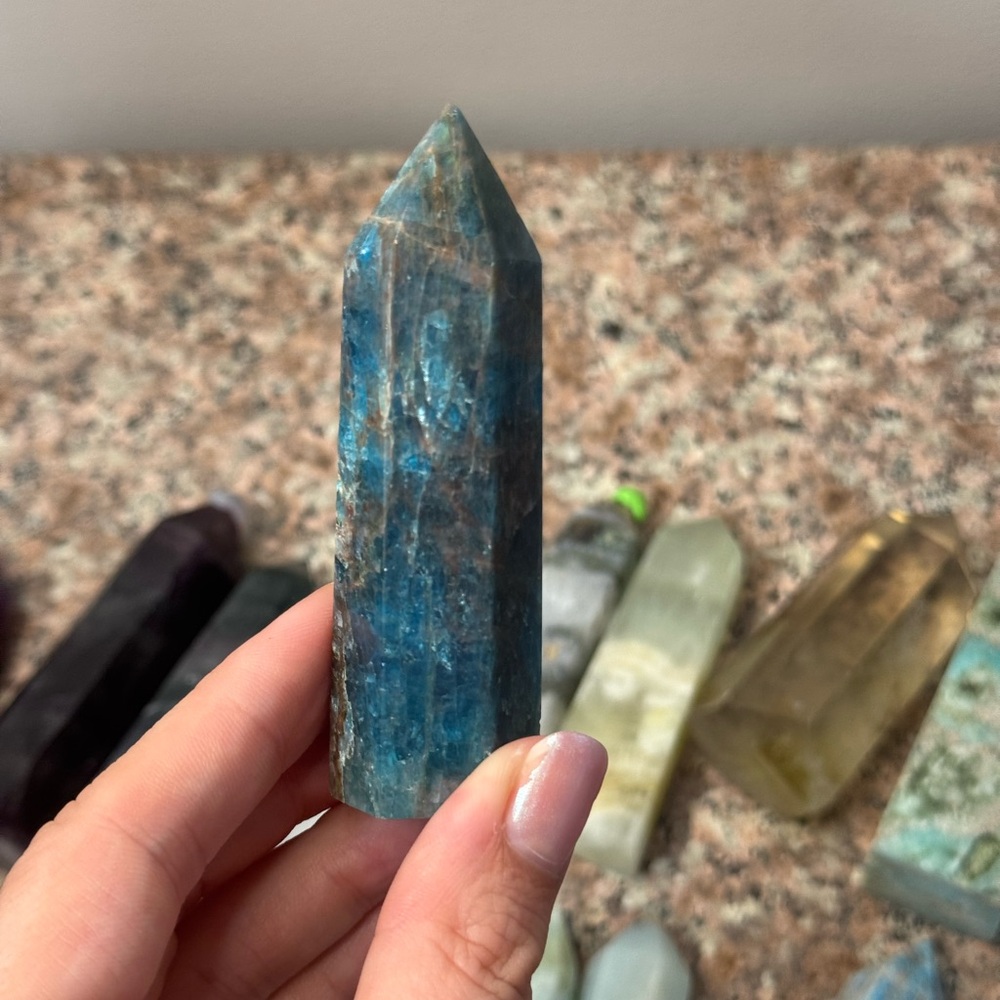 Blue Apatite Tower